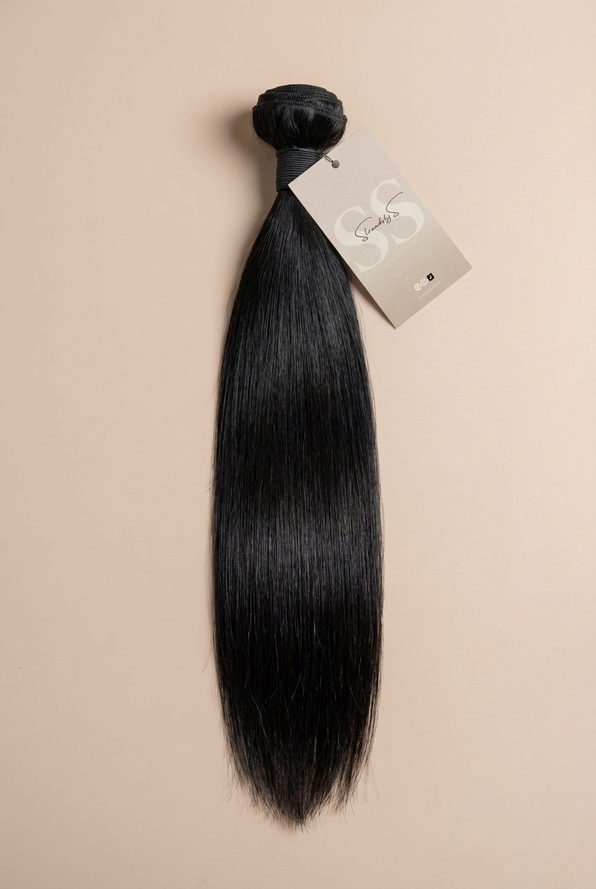Raw natural straight